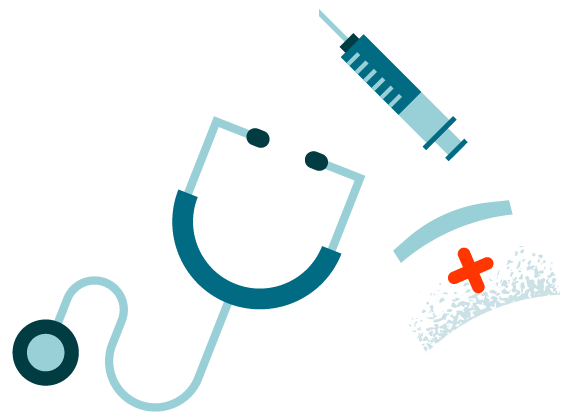Illustration of medical supplies