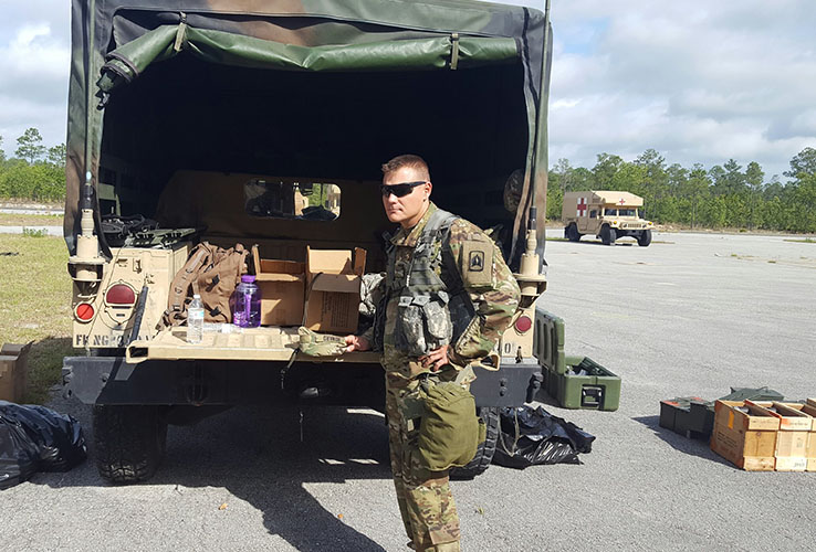 MHS Athletic Training Graduate gets nominated for a commendation for his role in the Army National Guard’s humanitarian effort