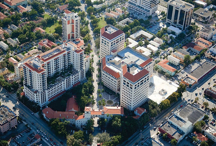 The Miami campus is centrally located close to the airport, downtown, Coconut Grove, and South Beach.