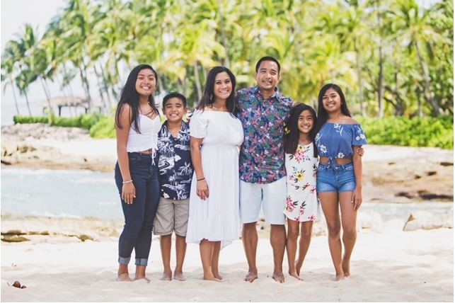 Master of Health Administration student Jacqueline Binsol with Family