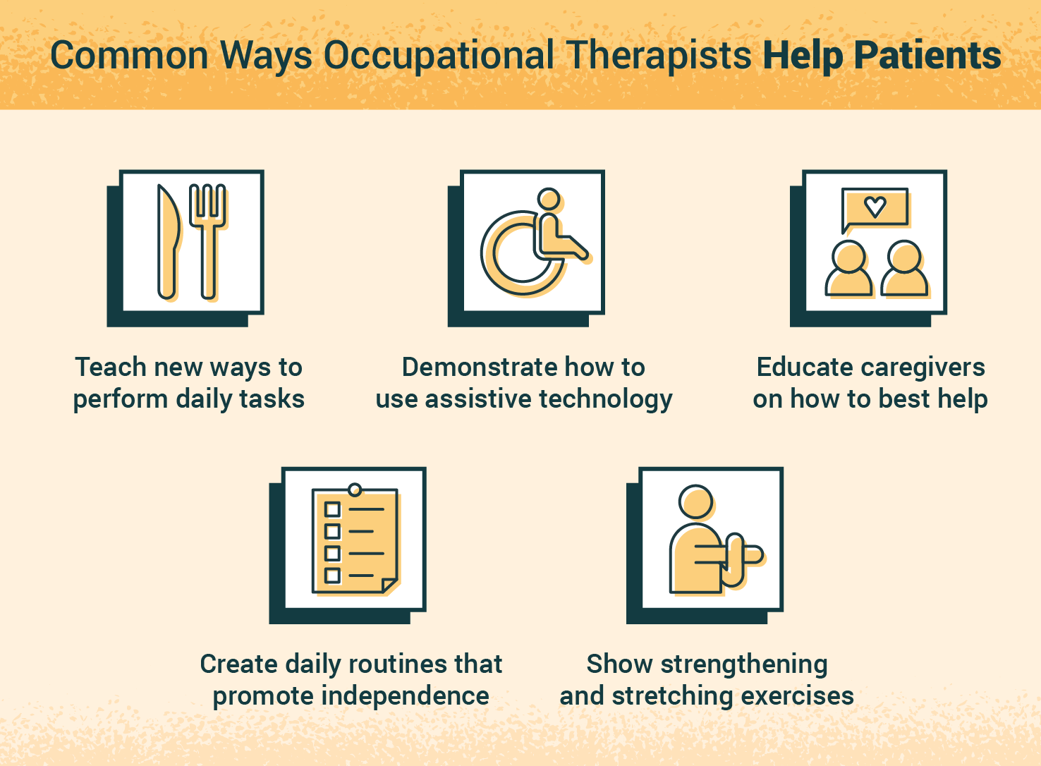 ways occupational therapists help patients
