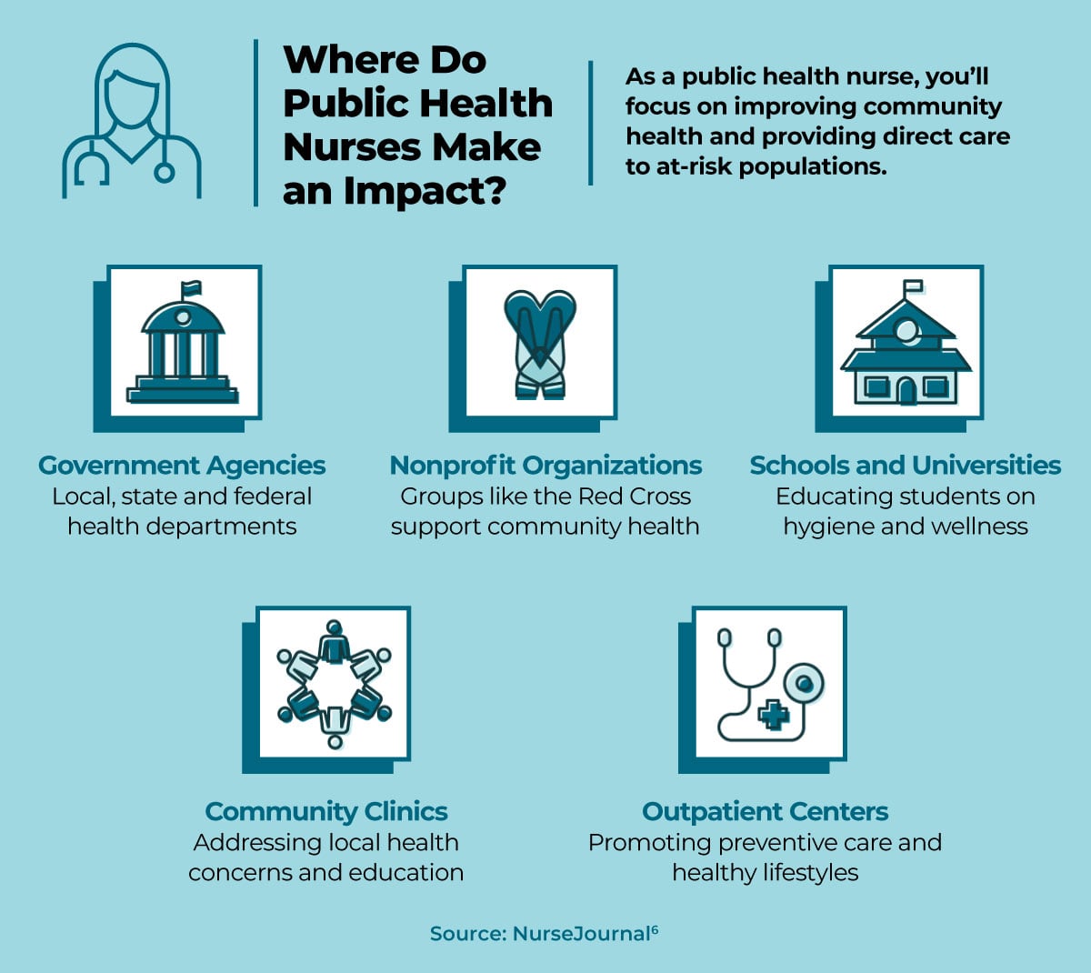 Places Public Health Nurses Work?