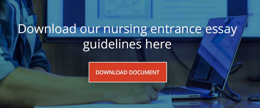 nursing entrance essay guidelines
