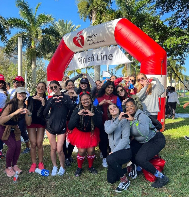 SOTA Miami participated in the American Heart Association Walk on March 13, 2022.