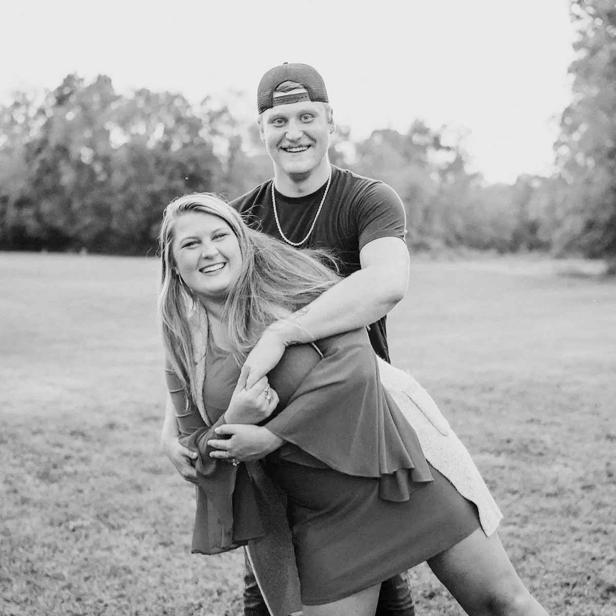 Shayna Conner, MS-SLP student, with fiance Colton DeLoach