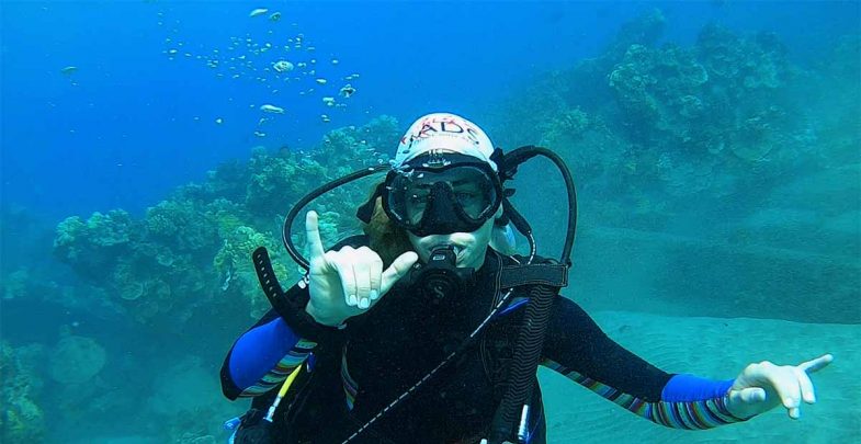 OT Alum Launches a Career in Adaptive Scuba Diving