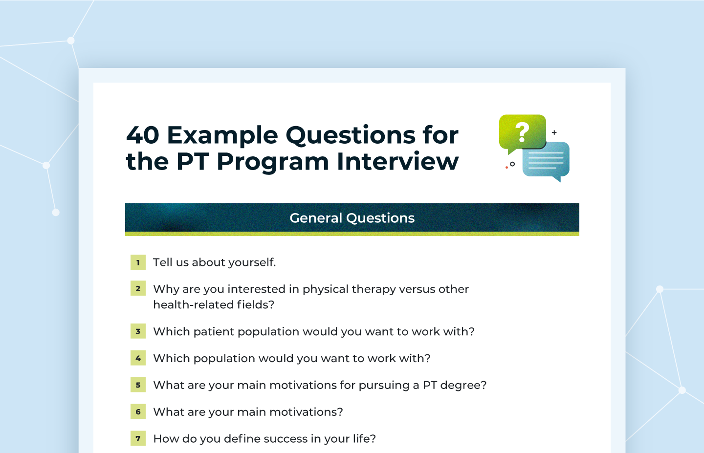 interview questions mockup 