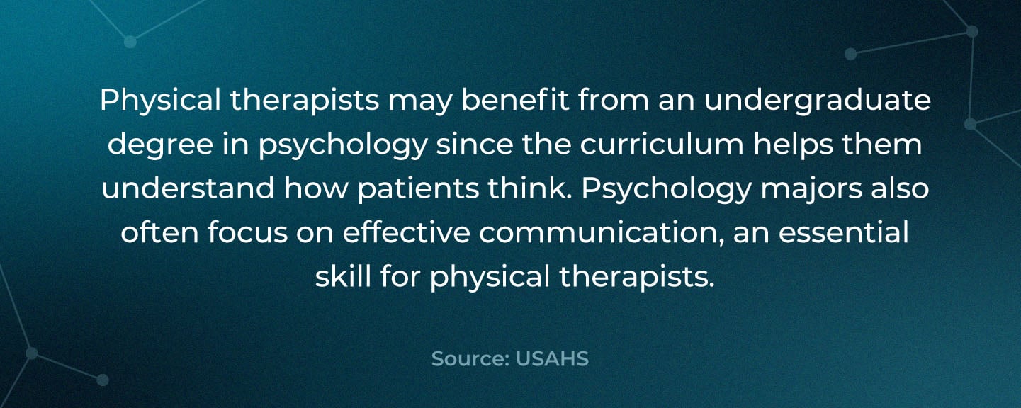Reasons psychology is an excellent undergraduate degree for occupational therapists.