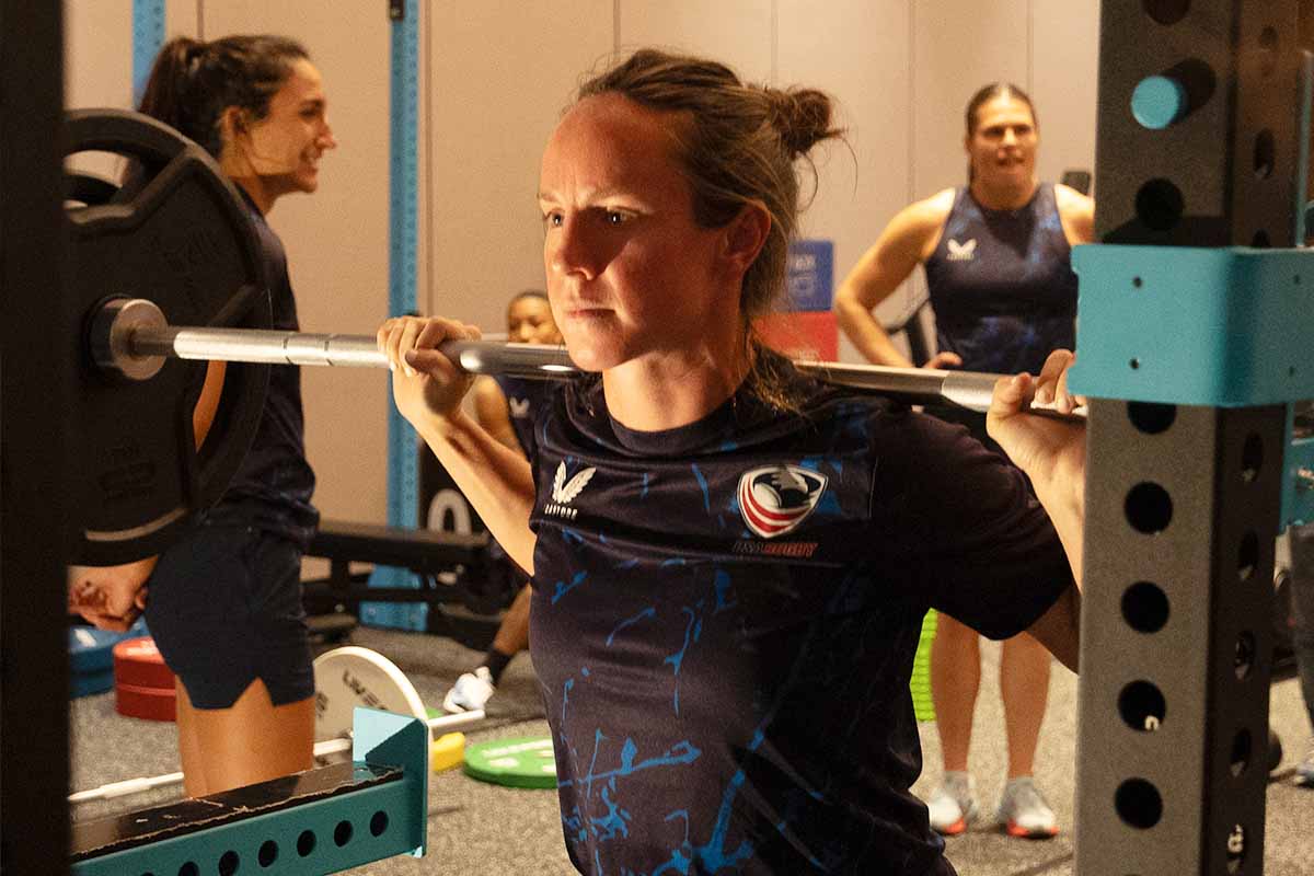 Stephanie Rovetti training