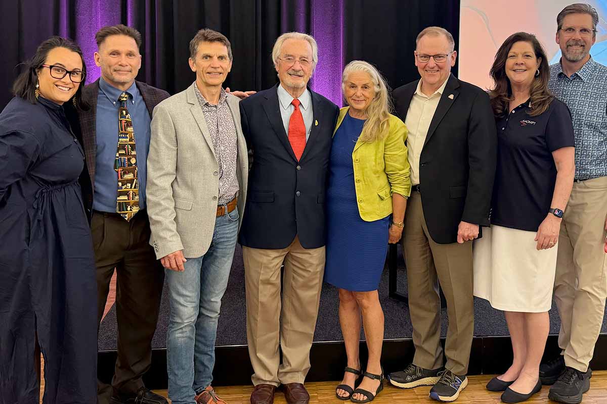 Dr. Paris in a group photo at at he award ceremony