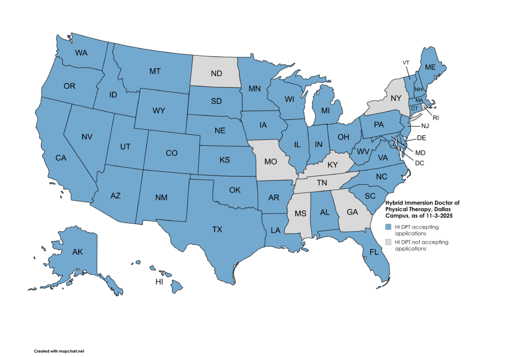 HI DPT Dallas website map 11_3_2025