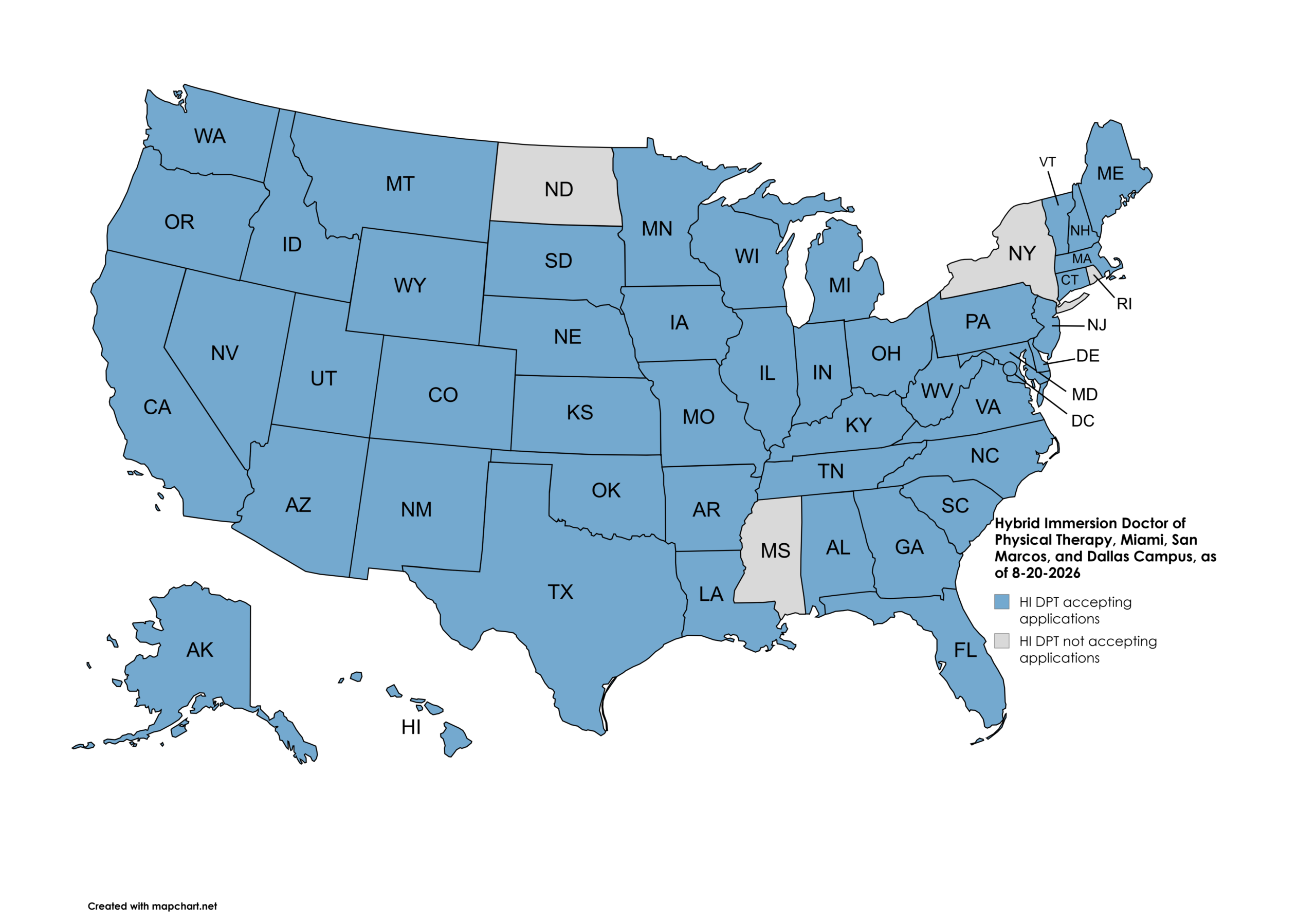 HI DPT Website Map
