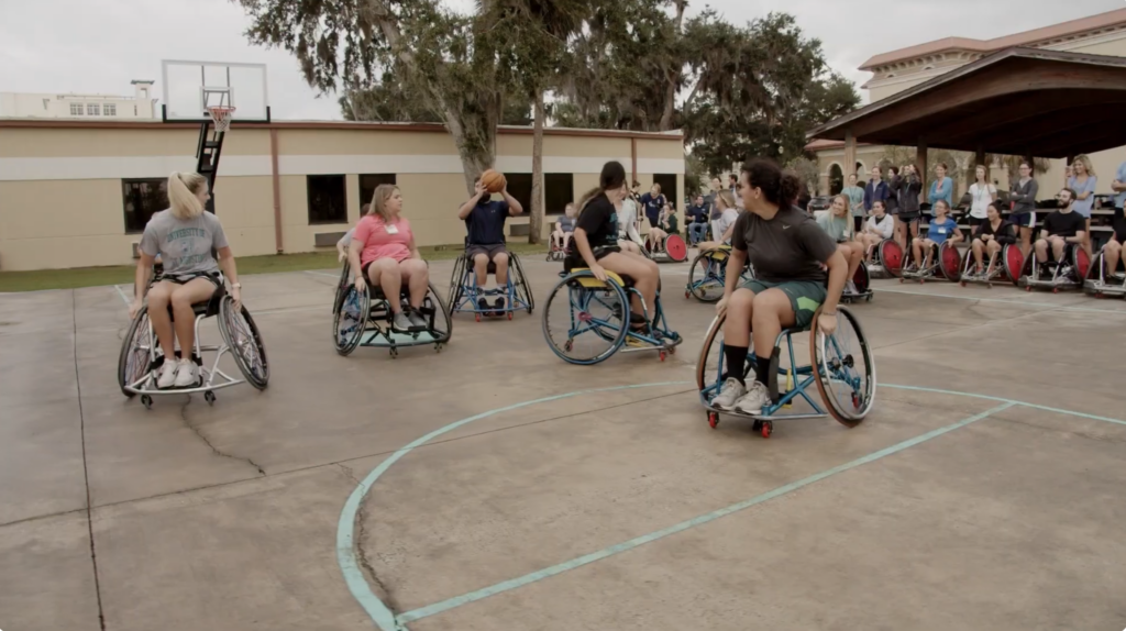 Brooks Adaptive Sports meet with Students at the University of St Augustine for Health Sciences